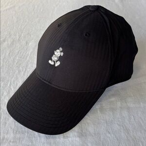 Disney x Nike Black w stripes Embroidered Mickey Dri-FIT Legacy 91 Golf Hat